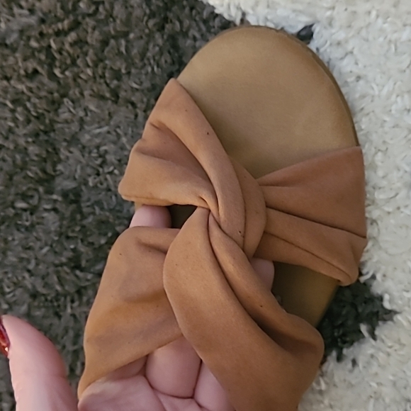 Lulus sz 7.5 Terra cotta tan sandals new SH241 - Picture 2 of 5